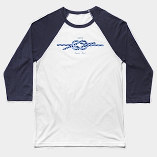 Nautical Square Knot by Nuucs Baseball T-Shirt